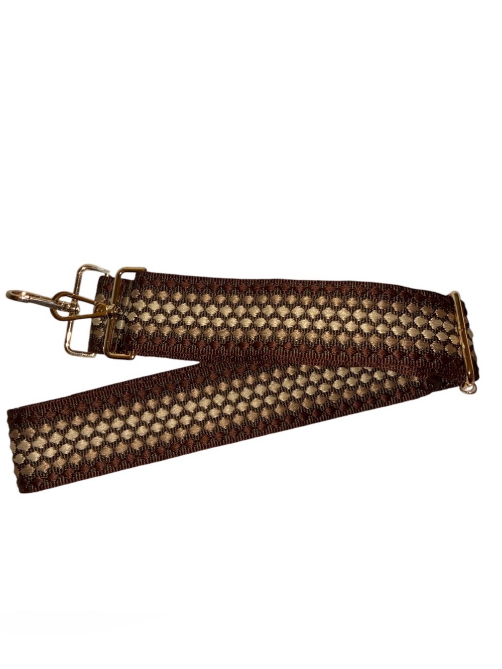 Like‎ new Bubble Bag Strap - Dark Brown (Gold Hardware)
